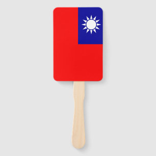 Set des Handlüfters mit taiwanesischer Flagge Fächer