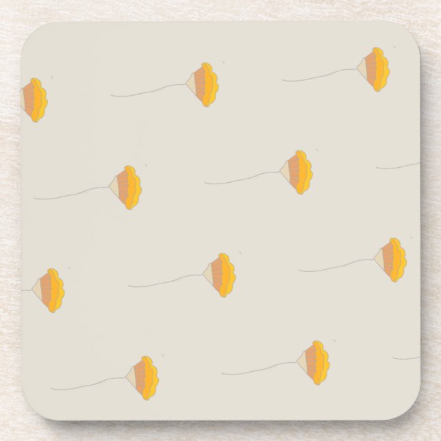 Set-Design der Blume Getränkeuntersetzer (Vorderseite)