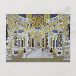 Set-Design für 'The Magic Flute' Postkarte