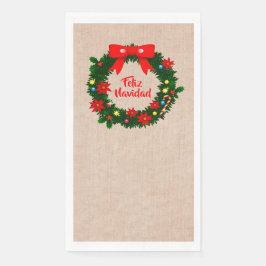 Set Feliz Navidad Frohe Weihnachtsfeier Serviette