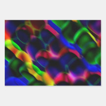 Set für Abstraktes Papierwaschpapier mit mehreren