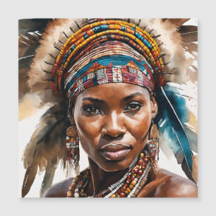 Set für Aquarellmalerei, Hyper Realistic Character Magnetkarte