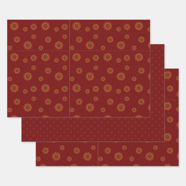 Set für das Feuerwehrwrapping Geschenkpapier Set (Set)