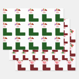 Set für das Wrapping von Strumpf-Papierblättern zu Geschenkpapier Set