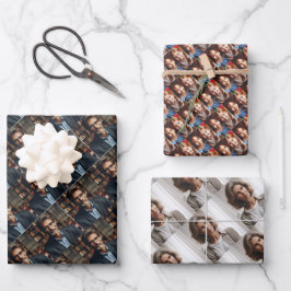 Set für Flachfolien aus personalisiertem Foto Geschenkpapier Set