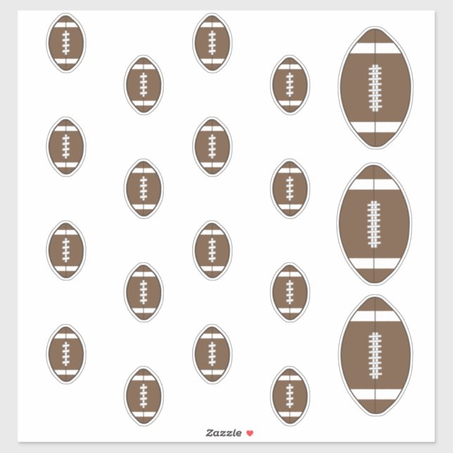 Set für Fußball-Sticker Aufkleber (Blatt)