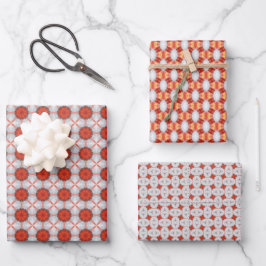 Set für Fuzz Geometrisches Muster 7 Geschenkpapier Set