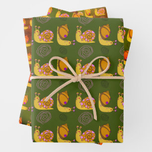 Set für Gemustertes Wrapping Geschenkpapier Set