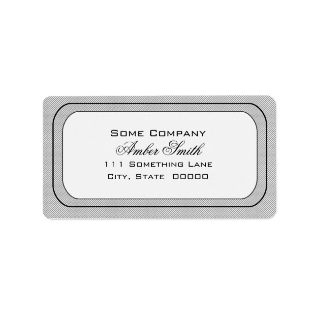 Set für Herzklopfen (schwarz und weiß) Adressaufkleber (Vorne)