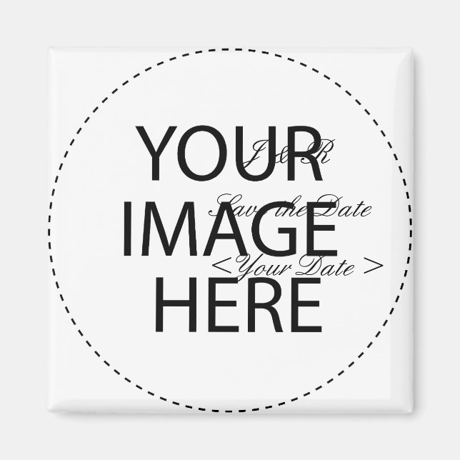 Set für Hochzeitsvorlagen Magnet (Vorne)