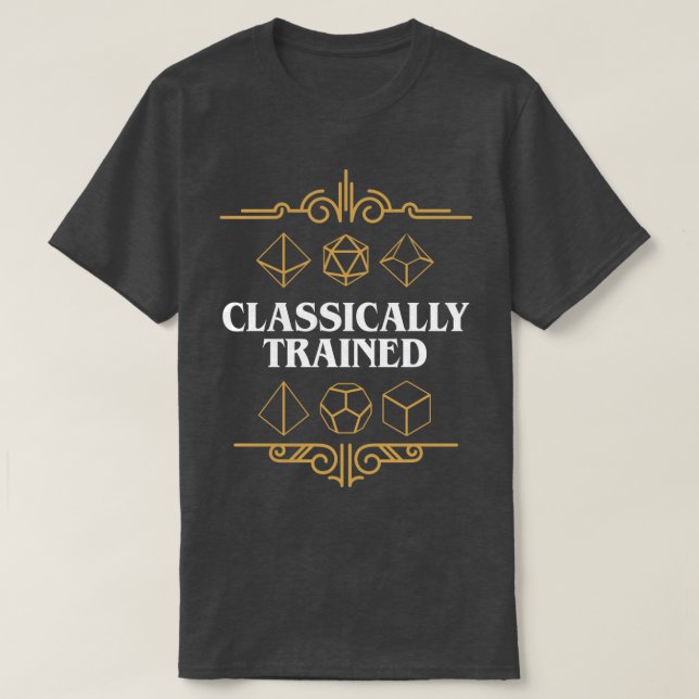 Set für klassische Polyhedral-Dice T-Shirt (Design vorne)