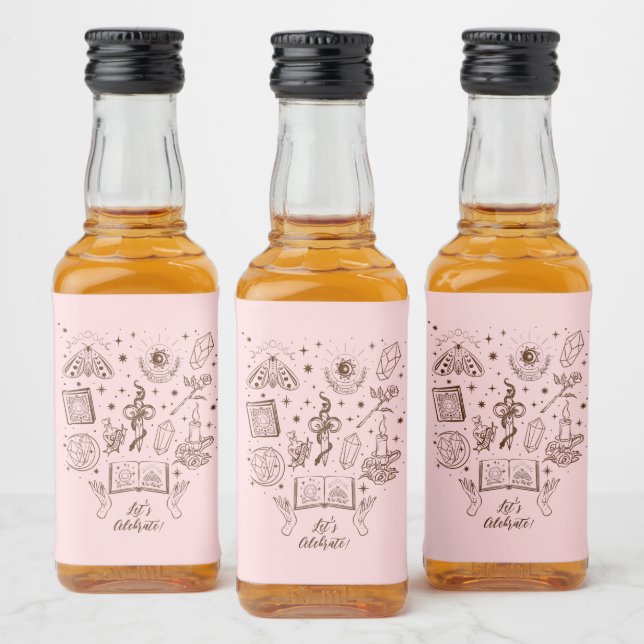 Set für Lebensmittel und Getränke Alkoholflaschenetikett (Flaschen)