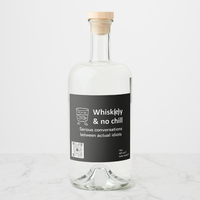 Set für Lebensmittel und Getränke Alkoholflaschenetikett (Vorderseite)
