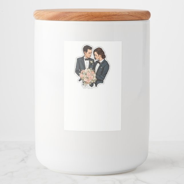 Set für Lebensmittel und Getränke Lebensmitteletikett (Vorderseite)