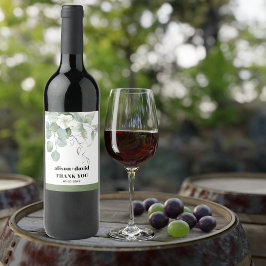 Set für Lebensmittel und Getränke Weinetikett