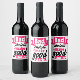 Set für Lebensmittel und Getränke Weinetikett