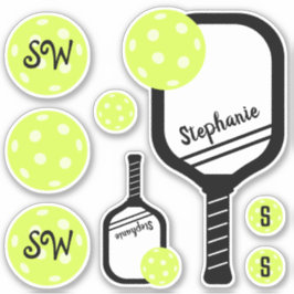 Set für Personalisierte Namensaufkleber für Pickle Aufkleber