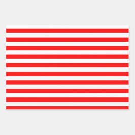 Set für rote Muster in Papierblättern Geschenkpapier Set