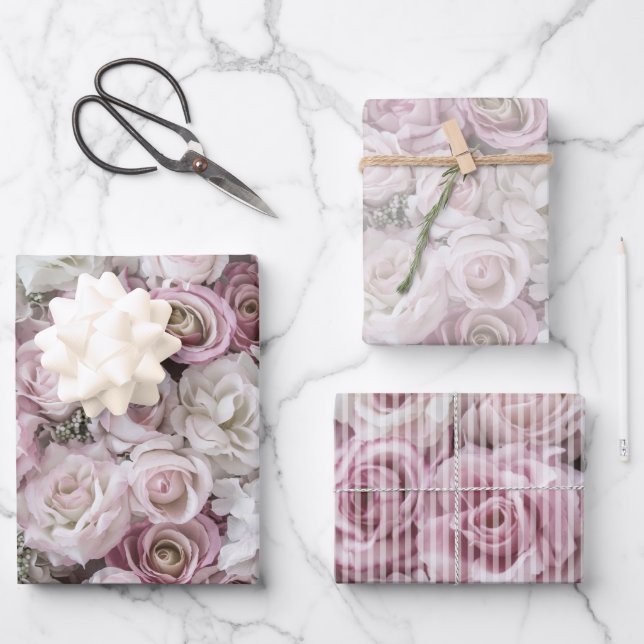 Set für Schleifpapier - Collage für Viktorianische Geschenkpapier Set (Vorderseite)