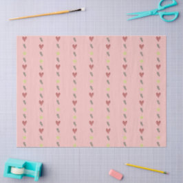 Set lustiger Geschenkverpackungspapiere Herzen Tee Seidenpapier