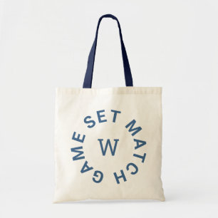Set Match Blue Monogram Erstligennis Tragetasche