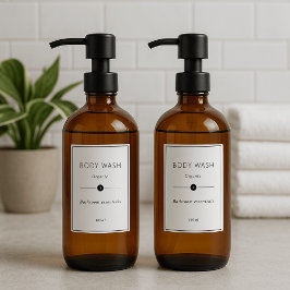 Set mit 12 Personalisierten Badezimmerkennzeichen  Aufkleber