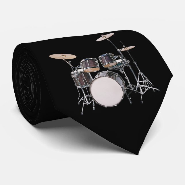 Set mit Cymbals Necktie Krawatte (Gerollt)