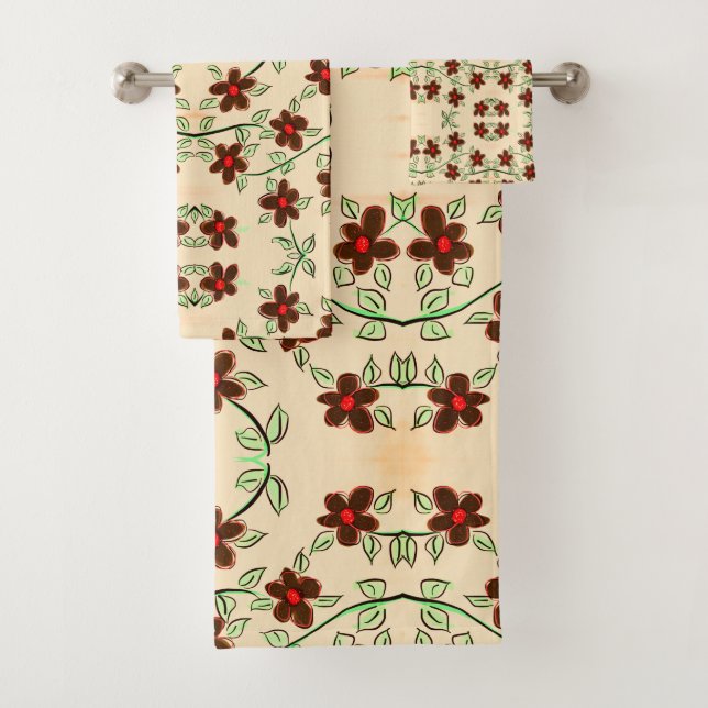 Set mit Schokolade in Braun und Rot (Insitu)