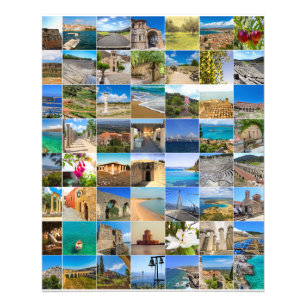 Set Peloponnes Foto, Griechenland, Europa Fotodruck