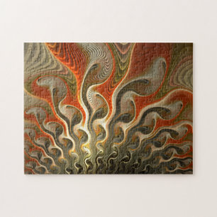Set Phaser Orange Abstrakte Flammen