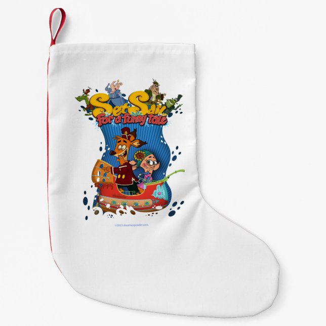 Set Sail für Weihnachts-Strümpfe im sonnigen Tale Kleiner Weihnachtsstrumpf (Vorderseite)