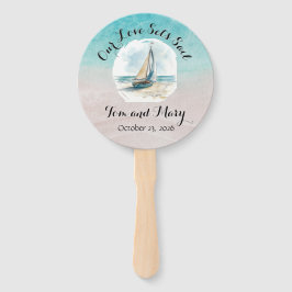 Set Sail Hand Fans Fächer