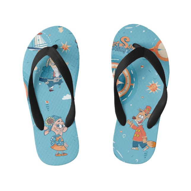 Set Segel für ein lustiges Tale-Wrapper Flip Flops (Fußbett)
