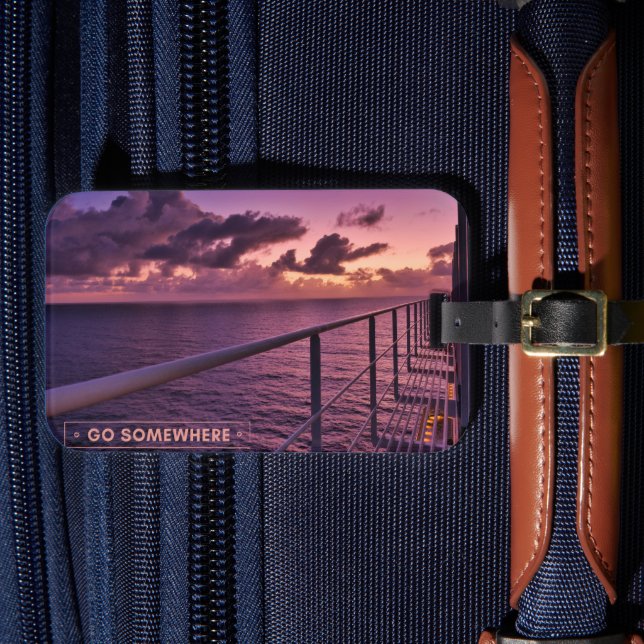 Set Segel in Style: Kreuzfahrtschiff Gepäckanhänger (Vorderseite Insitu 4)