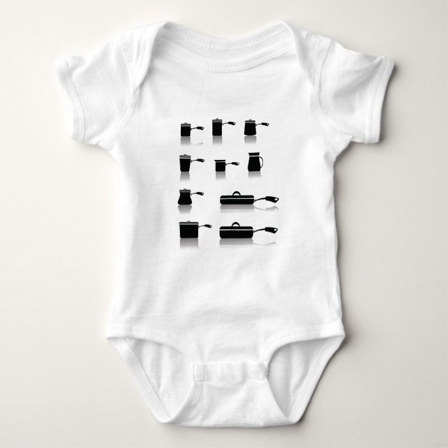 Set Töpfe Baby Strampler (Vorderseite)