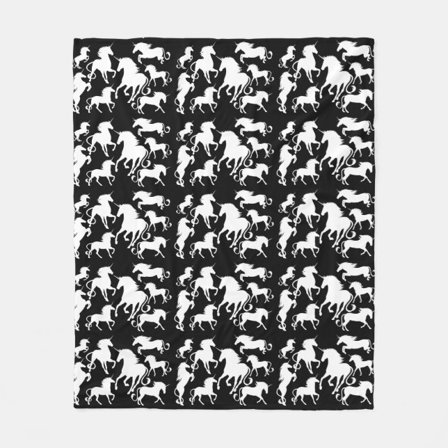 Set Unicorns Fleecedecke (Vorderseite)
