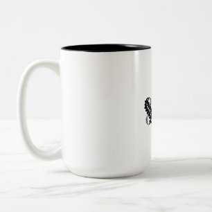 Set-Up-Feder-Tasse Zweifarbige Tasse
