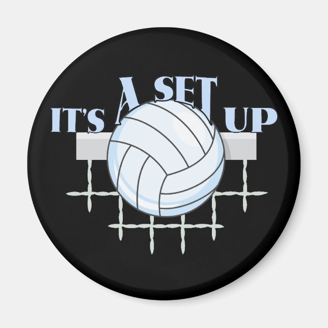 Set Up Volleyball Magnet (Vorne)