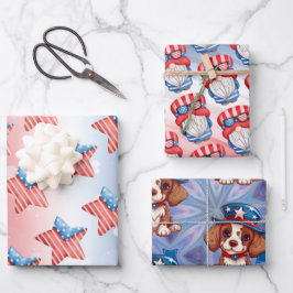 Set vom 3. Juli Geschenkpapier Set