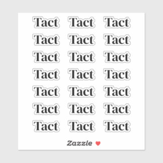 Set von 21 Tact Labels | Autismus Therapeut