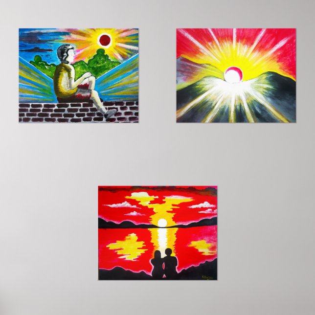 Set von 3 (Vorderseite)