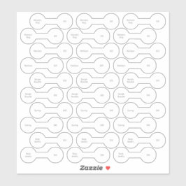 Set von 30 Schmuck Barbell verkaufen Preis fünf Pr Aufkleber