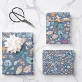 Set von 3 geschenkpapier set