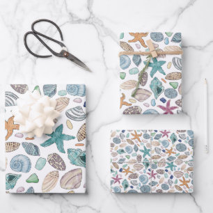 Set von 3 geschenkpapier set