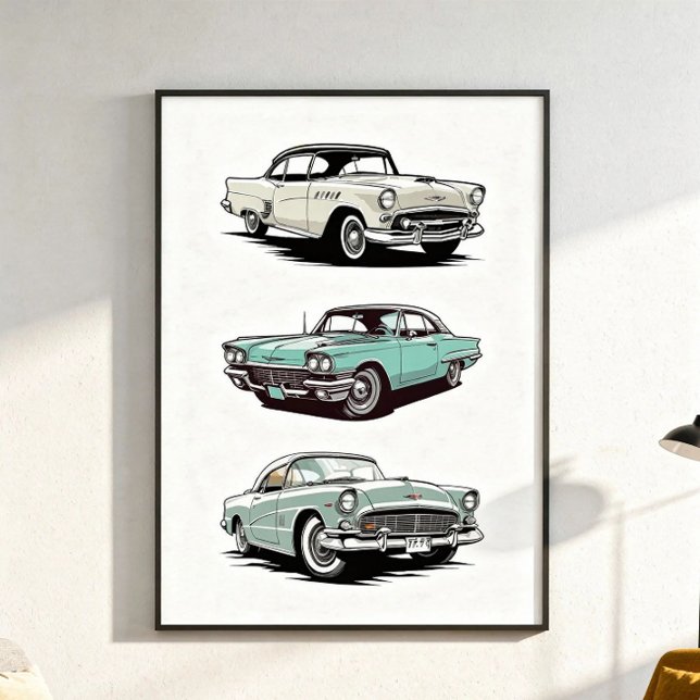 Set von 3 Oldtimer. Poster (Von Creator hochgeladen)