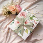 Set von 3 Wrapping Sheets, Aquarellfarbe Rosa Geschenkpapier Set<br><div class="desc">Feiern Sie jeden besondere Anlass mit diesem schönen Set rosa Aquarell Rose Packpapier Blatt Papier! Hohe Qualität und dick!</div>