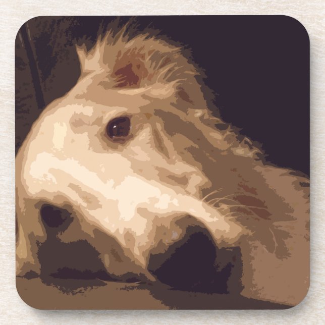 SET VON 6 BORZOI-UNTERSETZER UNTERSETZER (Vorderseite)