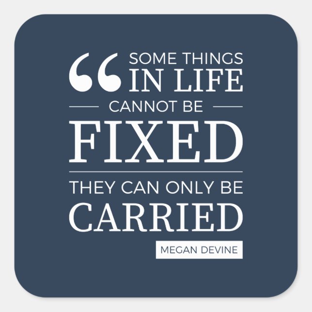 Set von 6 "kann nicht fixiert werden" Aufkleber in (Vorderseite)