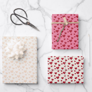 Set von Hörpapier Geschenkpapier Set