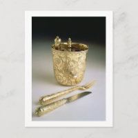 Set von Messer, Gabel, Löffel und Becherglas,